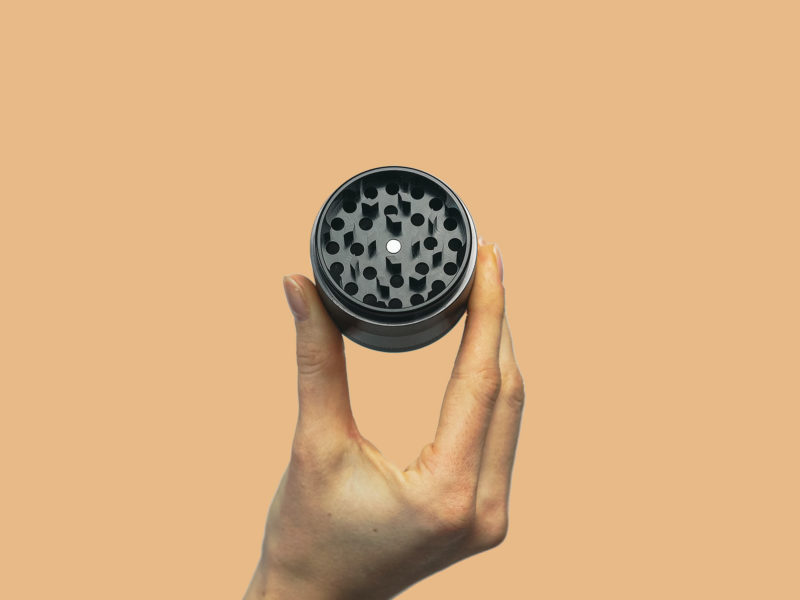 Hanf im Glück Grinder Metall 4 Teile