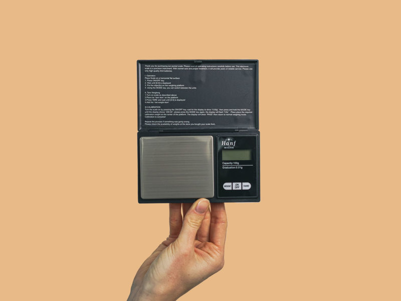 Hanf im Glück Cannabis Feinwaage