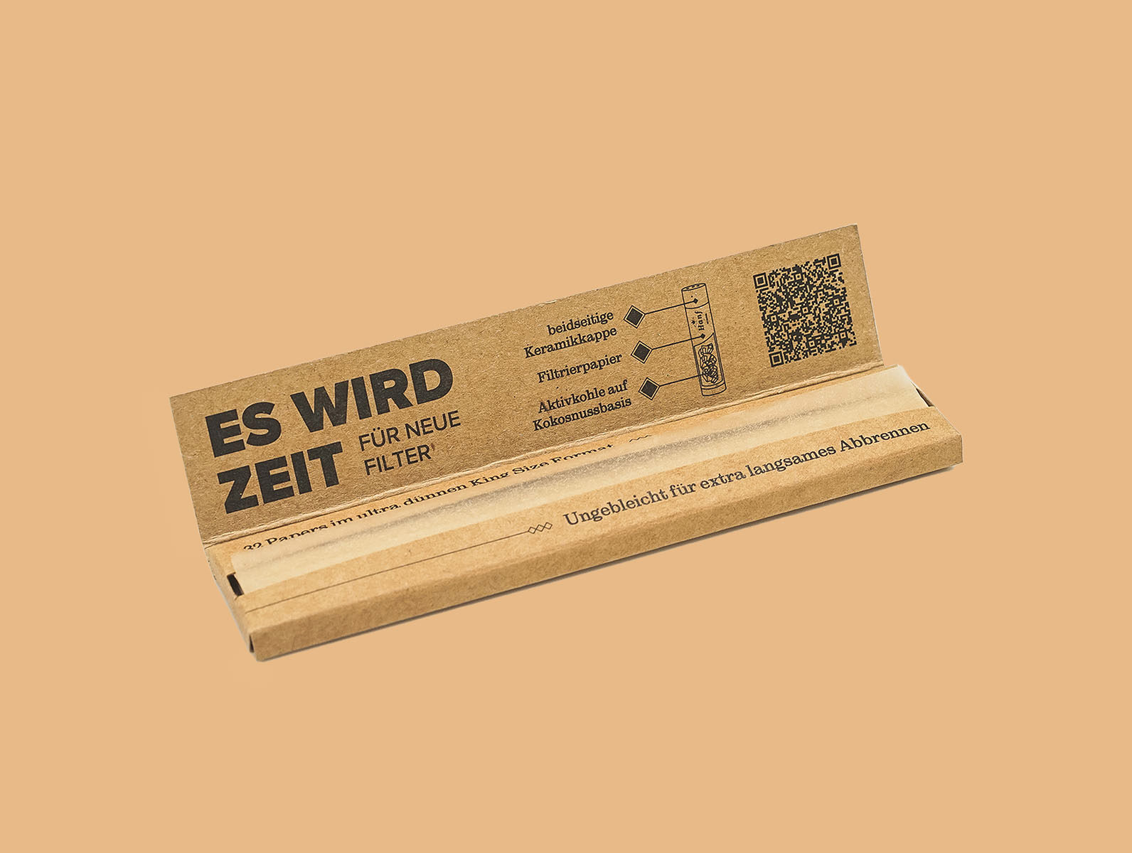 Futurola Orange King Size Slim Papers – 1 Box Mit 50 Heftchen Aus Amsterdam