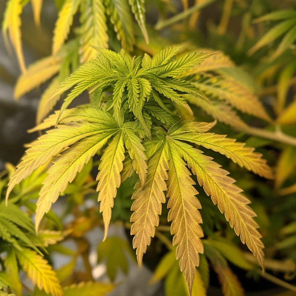 Cannabis Blätter werden Gelb? Ursachen & Lösungen!