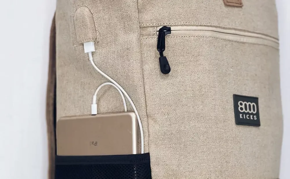 8000Kicks Hanf Rucksack – Bild 4