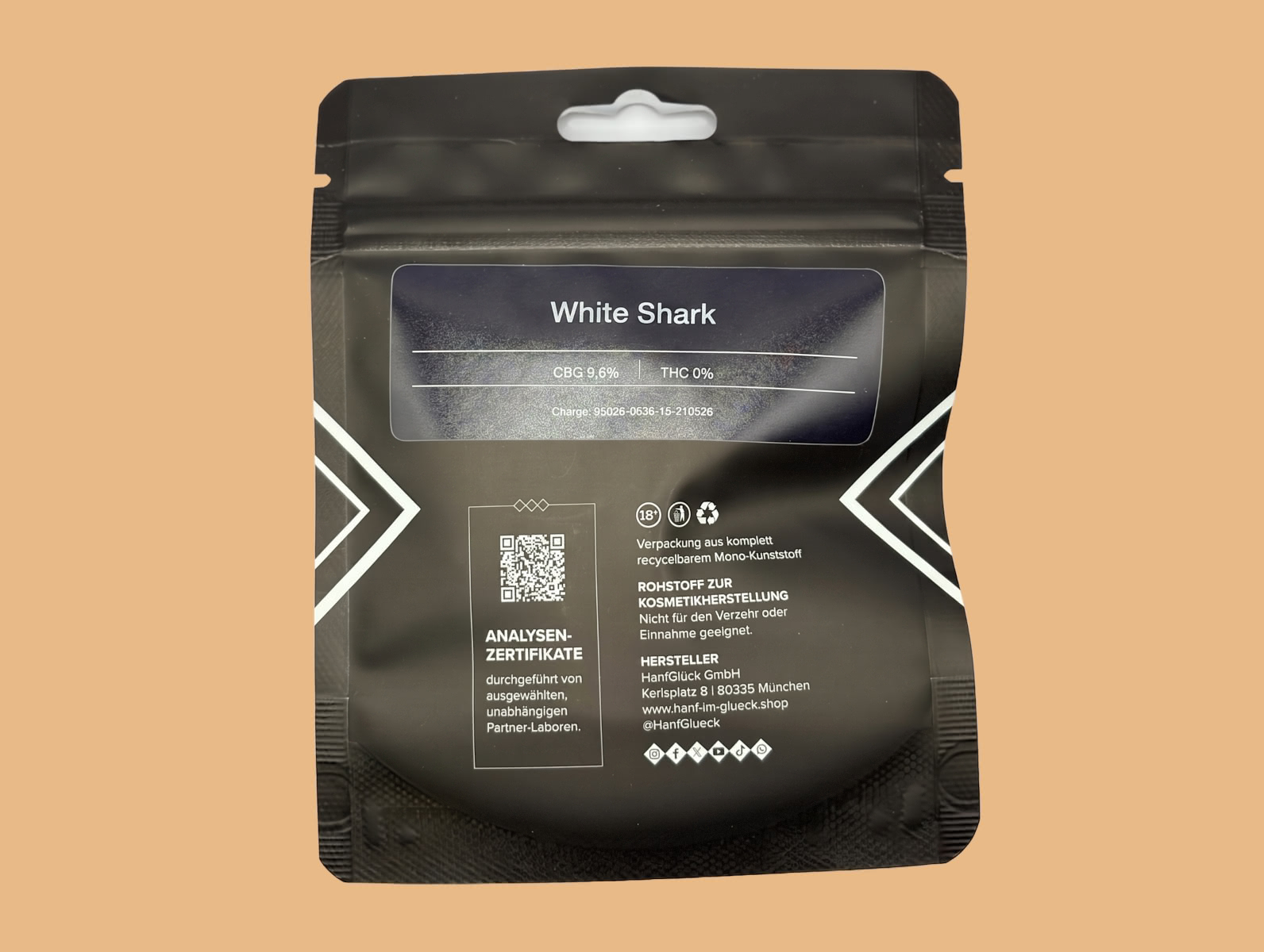 White Shark Ecoline Bag Rückseite