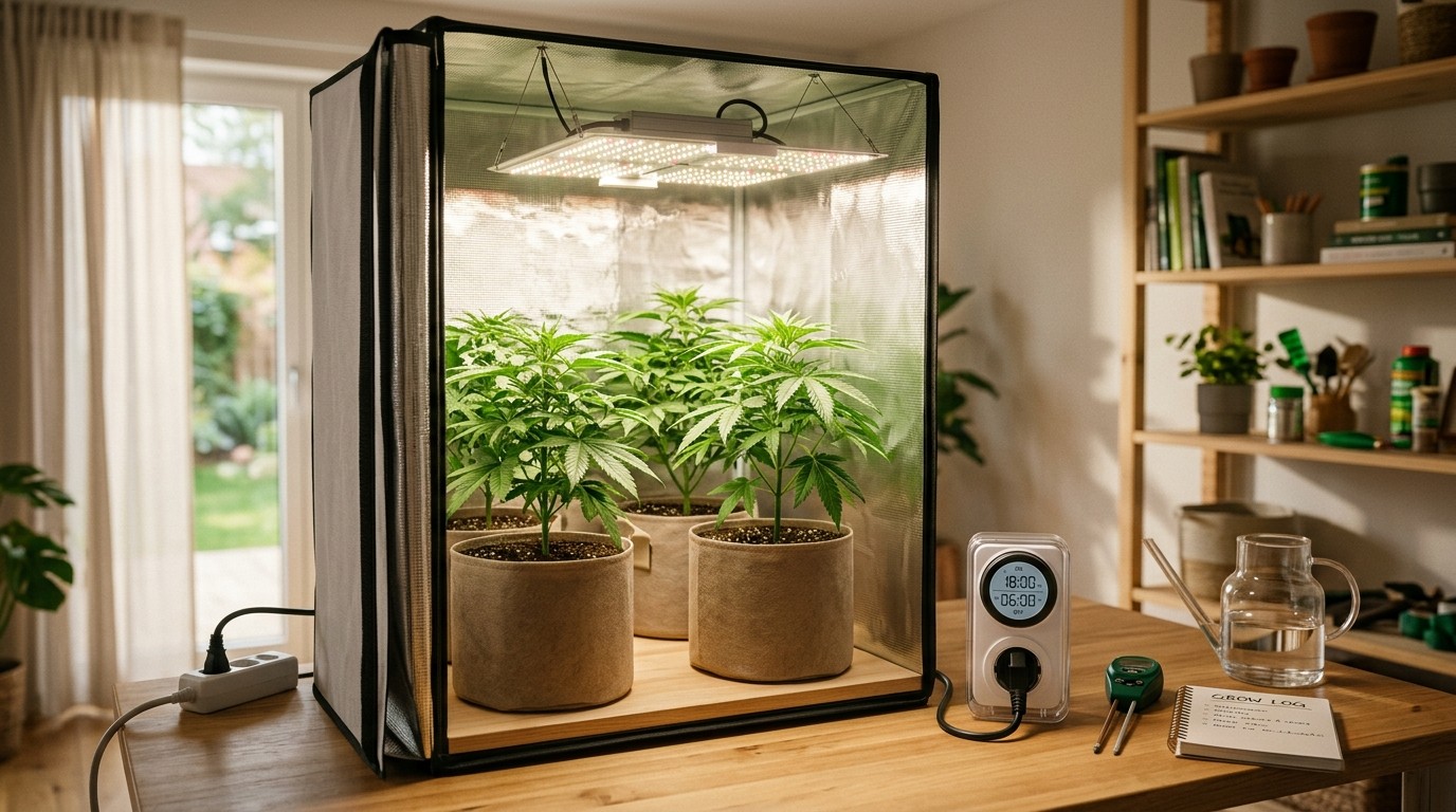 cannabis lichtzyklus – Cannabis-Lichtzyklus: 18/6, 12/12 und Lichtphasen erklärt
