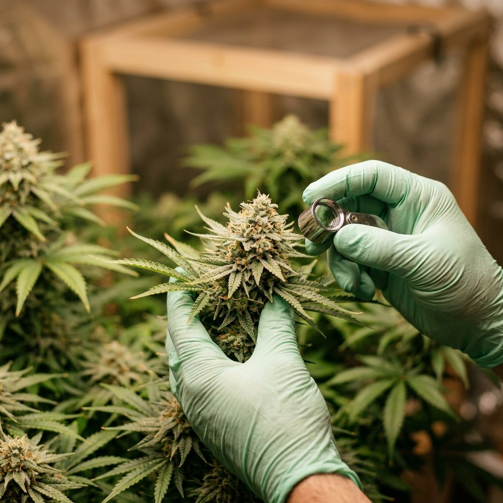 white widow blütezeit - ergänzendes Bild
