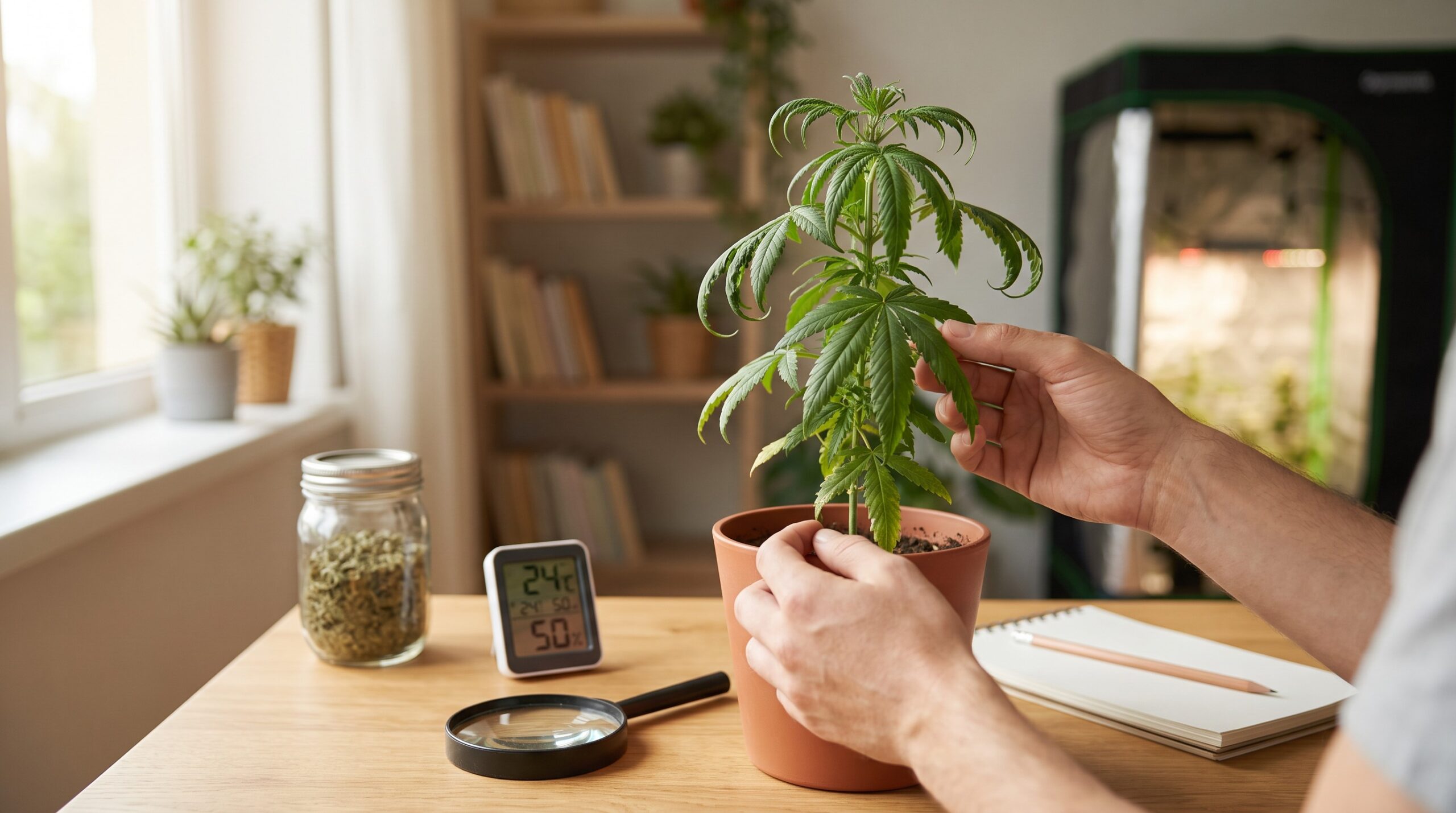 cannabis blätter rollen sich ein – Cannabis Blätter rollen sich ein: Ursachen und passende Schritte