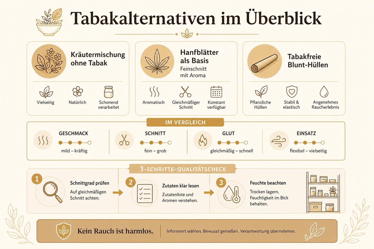 Infografik: Tabakalternativen im Überblick