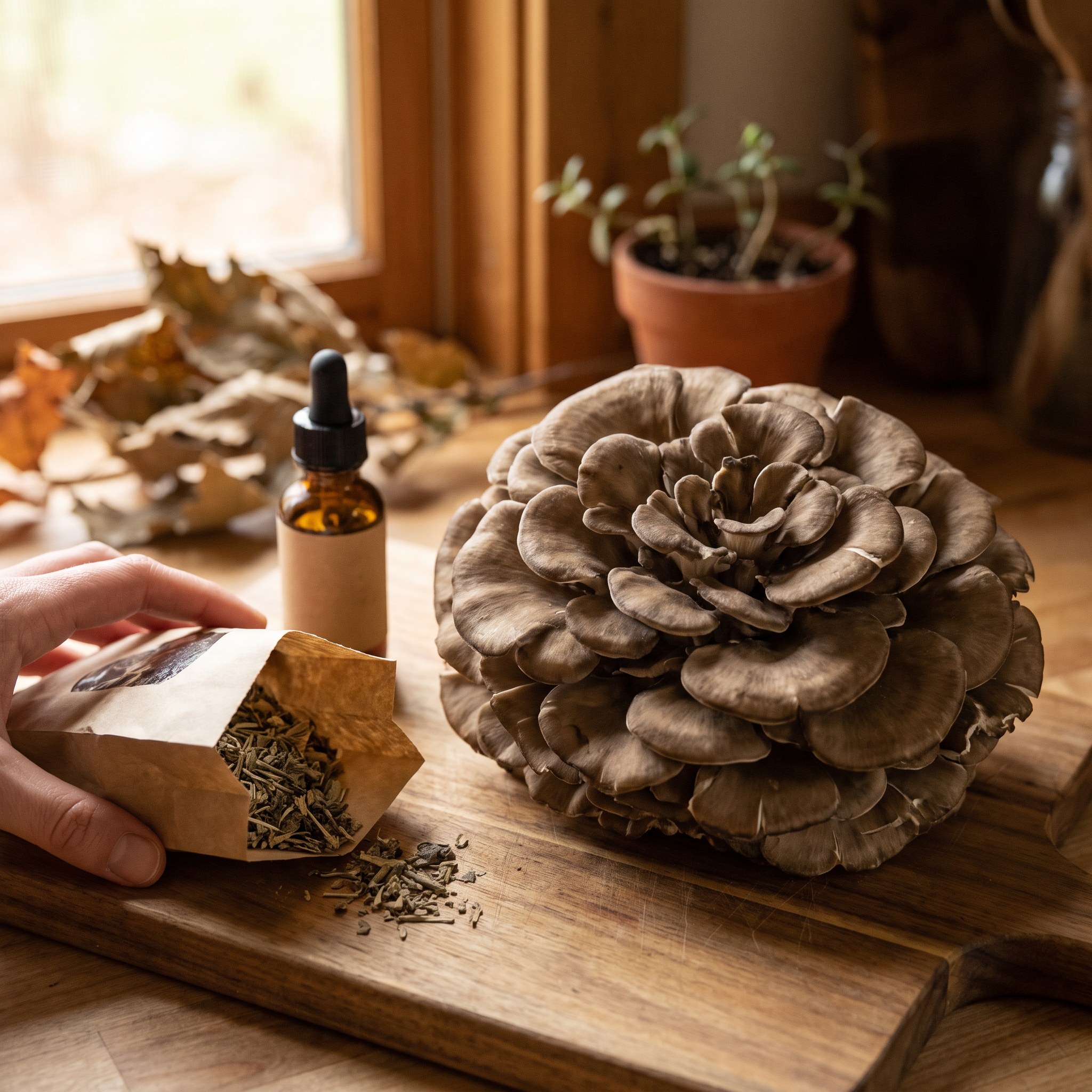 maitake züchten - ergänzendes Bild